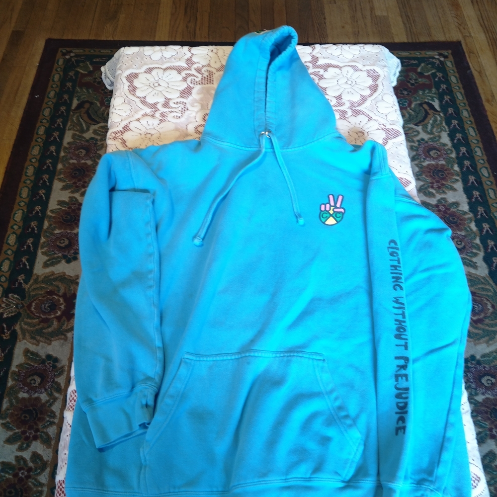 Vintage Cross Colours Graphic Hoodie Sweatshirt in Men's XL